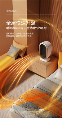 110V220V跨境暖风机大功率取暖器桌面陶瓷PTC家用电暖器香港台湾