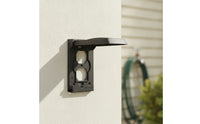 Outlet Cover with Hinged Hood Long-Lasting Duplex Outlet Cover Compact