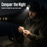 Rechargeable LED Headlamp with Motion Sensor for Outdoor Activities