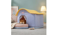 Air-Conditioned Pet House No Electricity Needed Cooling Pet House Portable for Cats, Hot Weather