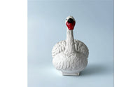 White Swan Ornament Floating Swan Figurine Plastic Animal Statue Decorative for Pond, Water Garden, Pool