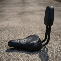 Bike Seat with Backrest Comfortable Cycle Saddle Padded Bike Seat with Back Support for Adults, Commuters, Casual Riding, Commuting
