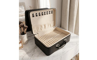 Portable Bracelet Storage Case 30-Slot Bracelet Organizer with Slots Shielded Jewelry Storage Case Sturdy for Collectors