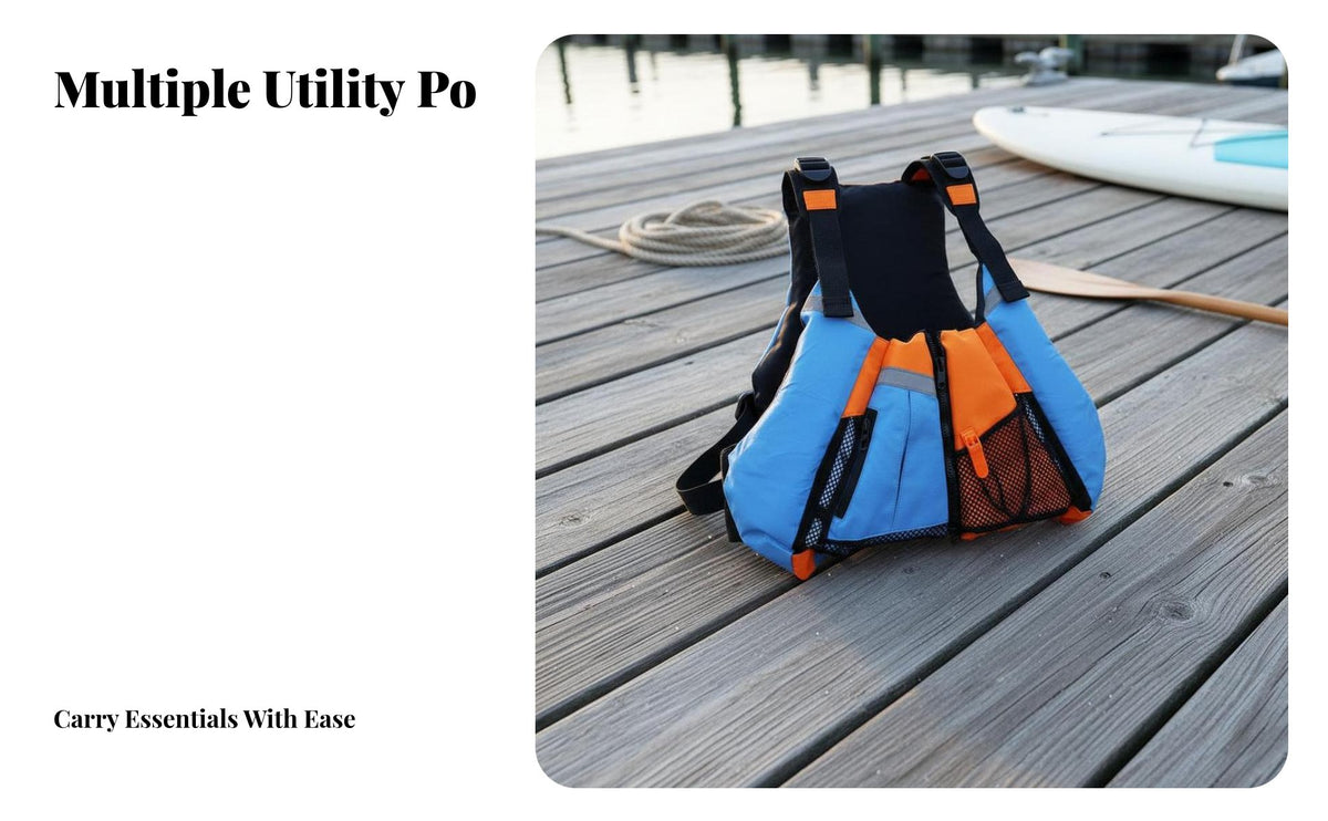 Grown-up Flotation Vest Breathable Paddleboard Safety Vest Grown-up Aquatic Jacket Quick Drying Waterproof Material for Kayakers