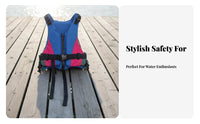 Grown-up Flotation Device Lightweight Kayaking Buoyancy Aid Fishing Safety Vest Breathable Swimming Buoyancy Aid Quick-Dry