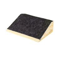 Pet Ramp Stair Wedge-Shaped Wooden Pet Ramp Heavy-Duty for Stairs, Dogs