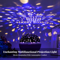 Galaxy projection lamp Colorful Projection Night Light Gift concept for Bedroom, Children