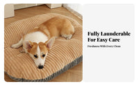 Soft Dog Ing Mat Removable Cover Washable Dog Bed Four-Season Use Soft Cat Cushion for Young Dogs, Kittens, Indoors, On the Floor, Living Room