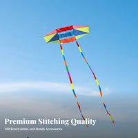 3D Detector Kite Sturdy Construction Long Tail Detector Kite Tear-Resistant-Stop