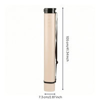 Telescopic Art Tube Telescoping Poster Tube with Strap Extendable Water-Resistant for Artists, Travel, Commuting