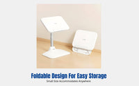 Children's Bedside Book Stand, Adjustable Foldable Book Holder, Floor Sofa Desktop Picture Book Table