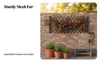 mountable surfaceMountable Expandable Lattice Panel Indoor & exteriordoor Use Expandable woven Trellis Easy Installation Plant assist adaptable for Gardeners, homeowners, DIY hobbyists, Balcony, Patio, Backyard, Fencing