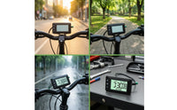 Electric Bike Digital Display with Waterproof Connector Handlebar-Mounted Electric Bike Digital Display Intelligent for Riders