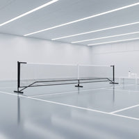 Portable Pickleball Reliable Support Net Frame Regulation Pickleball Net Lockable Wheels Sports Gear for Outdoor, Indoor
