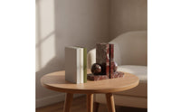 Marble Bookends Stylish Sphere Bookends Minimalist Book Stopper for Desk