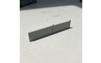 Fence Wall Panel Gray Fences Miniature for Rail Yard