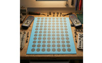 6mm Button Repair Pads Self-Adhesive Keypad Repair Dots Self-Adhesive Conductive Button Pad Round for DIYers, Hobbyists