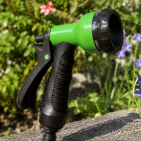Flexible Garden Hose Set, Expandable Hose with 8-Function Garden Sprayer, TPE/Latex Hose for Irrigation, Car Washing