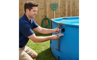 Pool Pipe Holder 3D-Printed Swimming Pool Pipe Holder Sturdy Secure for Above Ground Pools
