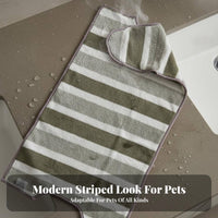 Quick Dry Pet Bathrobe Soft and Comfortable Dog Bathrobe Easy to Wear for Professional Groomers, Cat Owners, After Bathing, Rainy Days, Home