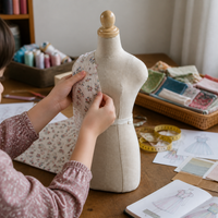 Miniature BJD Doll Dress Form Mannequin for Sewing and Display