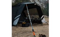2 Pieces Adjustable Tie-down Straps with Metal Hardware Long-Lasting Tie-down Strap with Carry Bag Strong Lashing Strap with Carry Bag Packable for Campers, Outdoor Setup