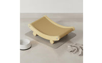 Multi-Functional Cat Rocking Lounger Easy to Clean Curved Cat Scratcher Bed Scratch Resistant Pet Supplies Stable Structure for Cats, Kittens, Indoor
