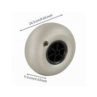Beach Inflatable Wheel Light Gray Beach Cart Wheel Ebony Core