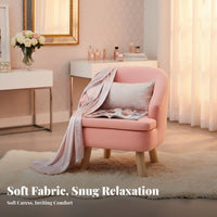 Space-Saving Compact Upholstered Armchair Removable and Washable Cover Single Sofa High-Resilience Cushion Indoor Furniture Multiple Color Options for Apartment Dwellers, Young Adults, Small Areas, Living Room, Home Office, Reading Nook