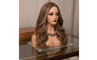 PVC Mannequin Bust Smooth Surface Display Head Bust Stable Base for Photo Photography