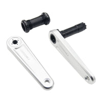 Crankset with DUB Spindle Streamlined Crank Assembly Strong for Commuters