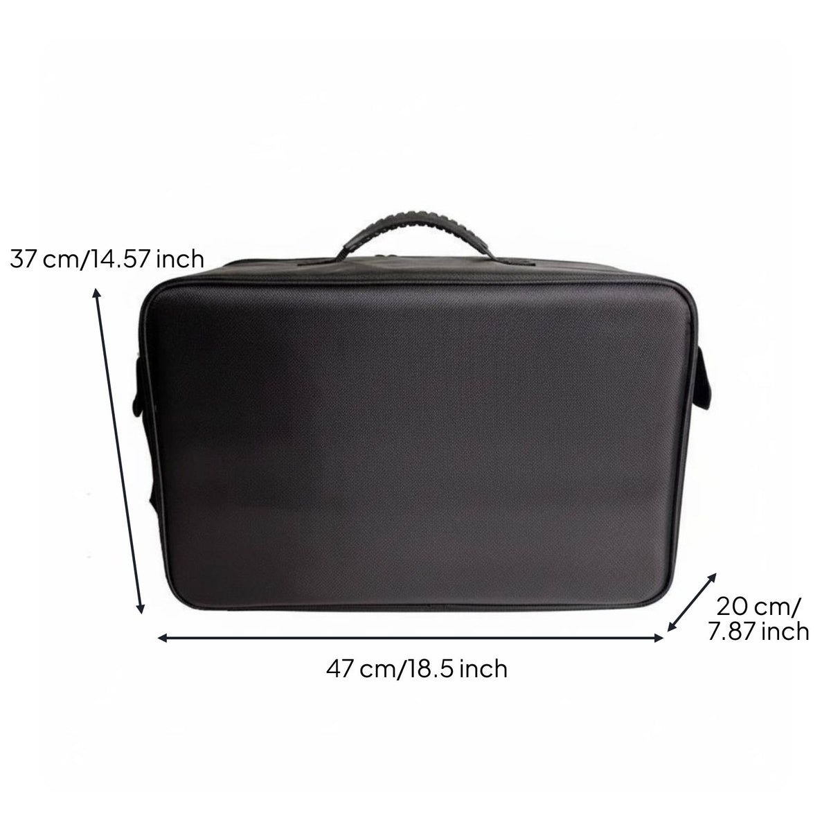 Professional Beauty Waterproof Material Makeup Train Case Adjustable Dividers Large Capacity Artist Travel Case for Nail Technicians
