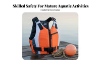 Grown-up Buoyancy Aid Long-Lasting Foam Flotation Jacket Kayaking Buoyancy Aid Lightweight Grown-up Aquatic Jacket Quick-Dry