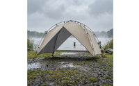 Beach Shelter Tent Portable Arch Tent Easy Carry Bag Coastal Shelter Canopy for Camping