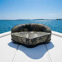 Triangular Boat Seat with Backrest Space-Saving for Anglers, Boaters, Skiffs