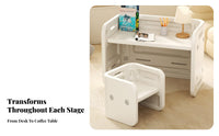 Child-Friendly Safety Features Kids Table and 2 Chairs Set Double-Sided Tabletop Toddler Activity Table with Storage Ergonomic Design Multifunctional Toddler Desk with Storage Easy Assembly for Toddlers, Parents, Kindergarten, Playroom, Daycare