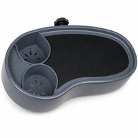 Hydrotherapy Bath Tray with Beverage Holders Oval Clamp Spa Side Table Non Slip