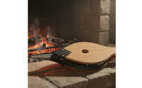 Wooden Fireplace Bellow Easy to Operate Hand Operated Bellow Portable BBQ Kindling Assistant Tool for Barbecue, Outdoor