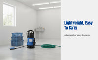 Submersible Liquid Pump, Automatic Float Control, Durable Plastic, 220V, Home, Boat Drainage