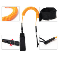5 Mm Thick SUP Leash Lightweight Coiled SUP Leash Quick Recoil for Paddleboarding, Kayaking