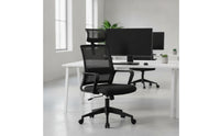 Mesh Chair with Headrest Ergonomic Mesh Office Chair Breathable for Telecommuters, Professionals, Study, Meeting Room