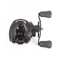 Star Drag Black Baitcasting Reel T-Shaped Line Outlet Saltwater Baitcaster Foam Grip Deep Spool Reel Compact