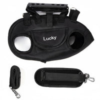 Multi-Functional Portable Dog Carrying Bag Leash Attachable Pet Carrier Sling Spine Protection Design for Outdoor