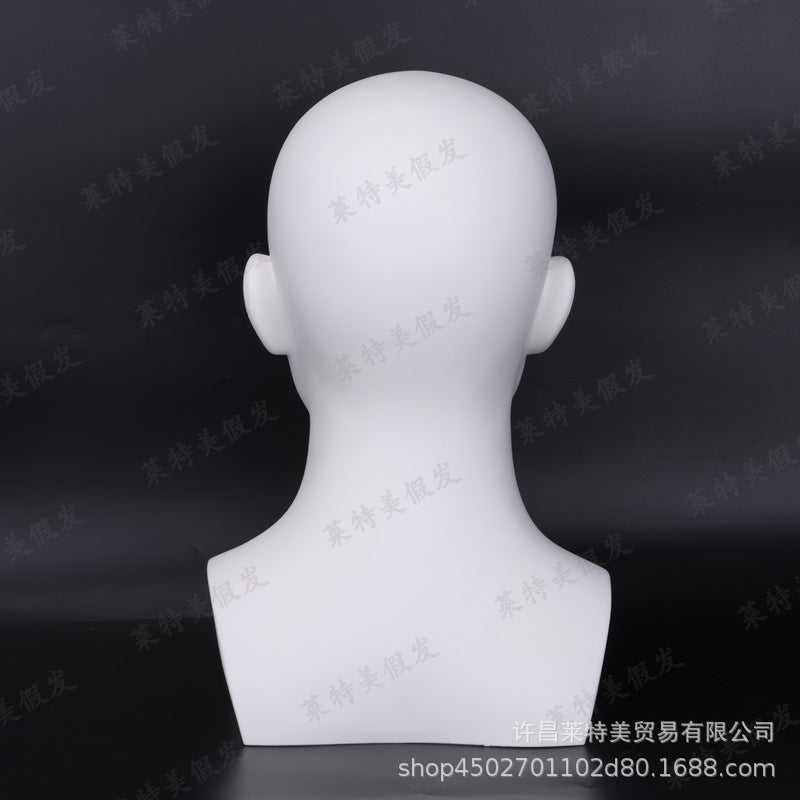 Male Mannequin Head Display Stand for Hats, Helmets, and Glasses