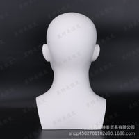 Male Mannequin Head Display Stand for Hats, Helmets, and Glasses