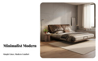 Illuminated Levitating Bed Minimalist Design Aesthetic Bedroom Furniture Levitating Design for Homeowners, Young Adults, Luxury Home, Modern Apartment