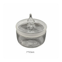 Glass Cleaning Jar with Mesh Sieve Precision Made for Watchmakers, Jewelers