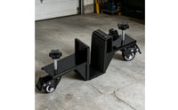 Adjustable Door Cart Thickened Panel Cart Lockable Wheels Heavy Duty Panel Roller for Installers, Carpenters, Workshop, Warehouse