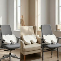 Contoured Memory Foam Seat Cushion Molded U-Shaped Seat Cushion Supportive Long-Lasting for Classroom