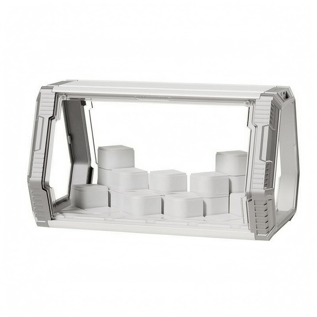 Space Capsule Display Case Compact Display Case Rectangular